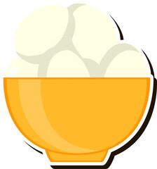 beautiful tasty edible homemade set various eggs consisting of various ingredients