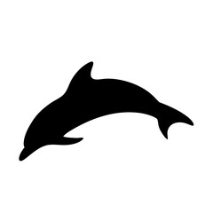 Dolphin silhouette