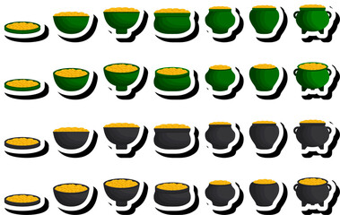 Beautiful illustration on theme of celebrating annual holiday St. Patrick's Day