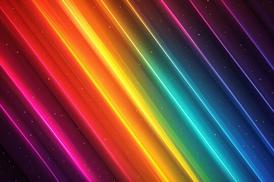 Colorful Rainbow caramel Copy Spcae Design. Vivid secant wallpaper framework abstract background. Gradient motley cord lgbtq pride colored neon illustration remarkable