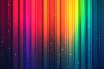 Colorful Rainbow infographic Copy Spcae Design. Vivid cubism wallpaper jumble abstract background. Gradient motley model lgbtq pride colored neon illustration honey yellow