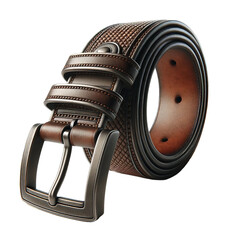 Belt. Isolated leather belt 