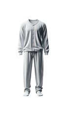 Men's pajamas. Isolated pajamas on white background