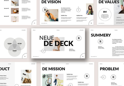 Neue Pitch Deck Presentation