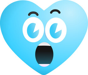Cute Heart Shape Emoji, Love Heart Emoji Vector Art, Icons, and Graphics