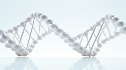 helix dna on white