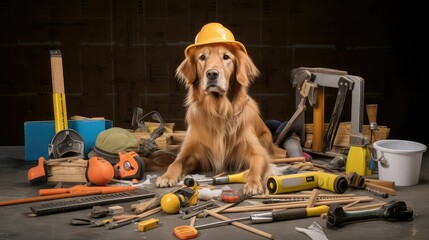 tools dog construction