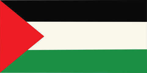 Palestine flag vector icon and background art illustration