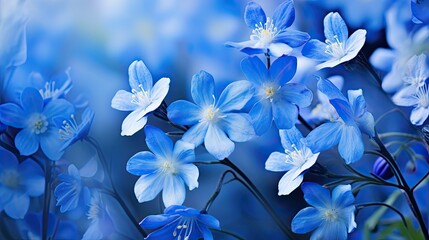 iris blue spring flowers - obrazy, fototapety, plakaty