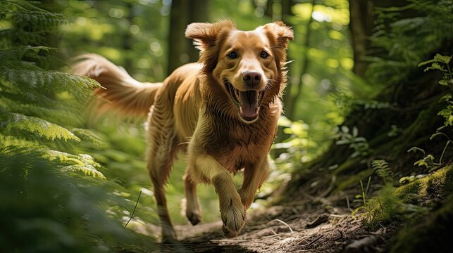 dventure dog on a hike