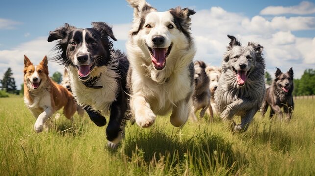 training multiple dogs