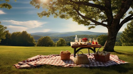 blanket country picnic