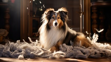 fur dog shedding