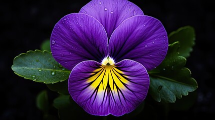 bloom viola flower