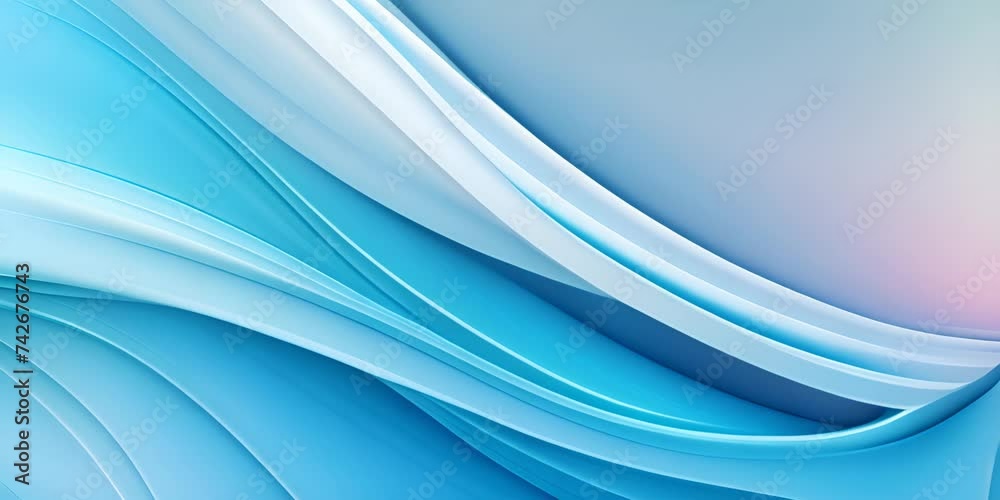 Sticker light blue gradient background / blue radial gradient effect wallpaper 4K Video