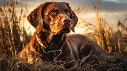 Fotobehang scent dog hunting © PikePicture