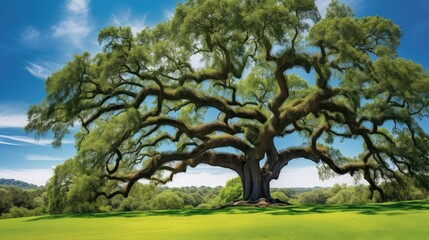 Fototapeta na wymiar forest live oak