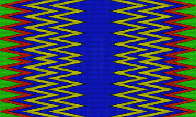 Seamless abstract triangular patterns and tribal designs form a mesmerizing fusion of style - obrazy, fototapety, plakaty