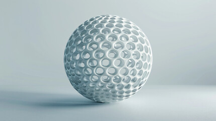 Render plastic isolated sphere.