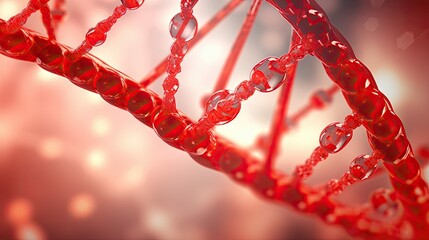 blood dna red