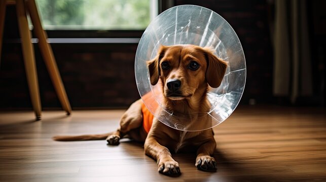 surgery dog cone of shame
