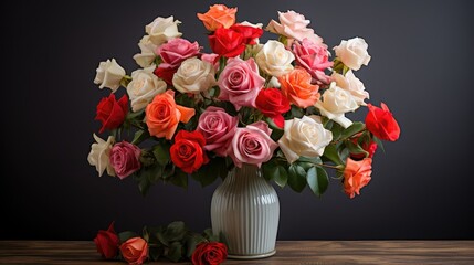 centerpiece rose flower arrangement