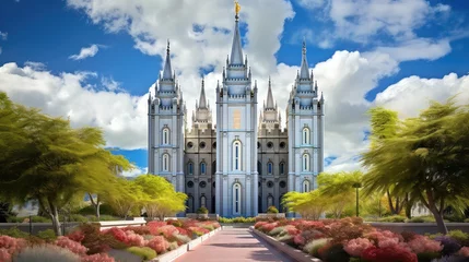 Voilages Lieu de culte mormon salt lake temple