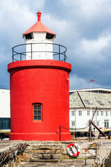 Molja Lighthouse and Fisheries Museum in ALESUND, Geirangerfjord, Norway