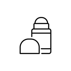 Obraz premium Skincare outline icons, minimalist vector illustration ,simple transparent graphic element .Isolated on white background