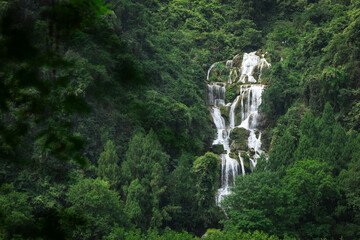 Waterfall in Yangshuo Guilin China