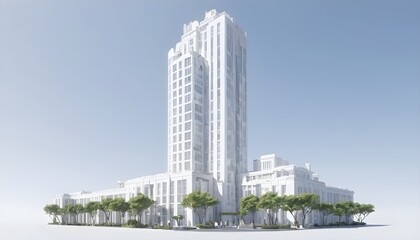 Modern Buildings and apartment AI images