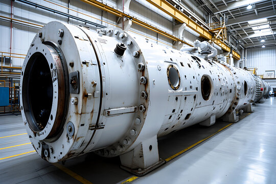 View of a winch dyeing pressure vessel modern machine