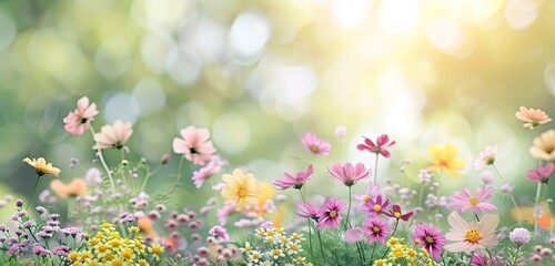 Obraz na płótnie Canvas beautiful colorful floral flowers background