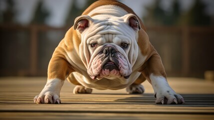 fitness bulldog yoga