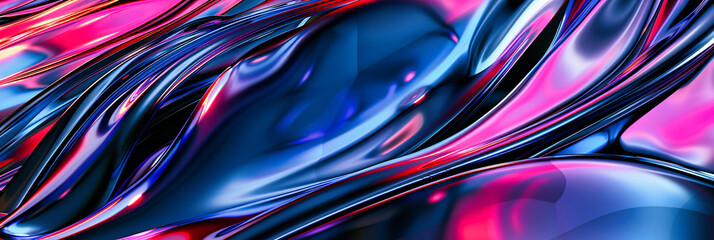Colorful Digital Wave: Bright Futuristic Design with Vibrant Blue and Purple Patterns