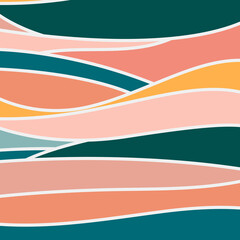 banner frame background .Colorful poster background vector illustration. art print for beauty, fashion and natural products, wellness, wedding and event.