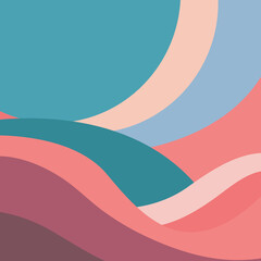 banner frame background .Colorful poster background vector illustration. art print for beauty, fashion and natural products, wellness, wedding and event.