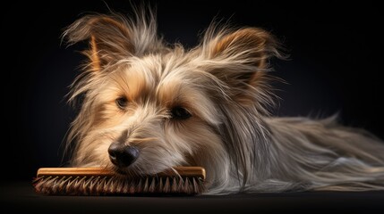shedding dog brush
