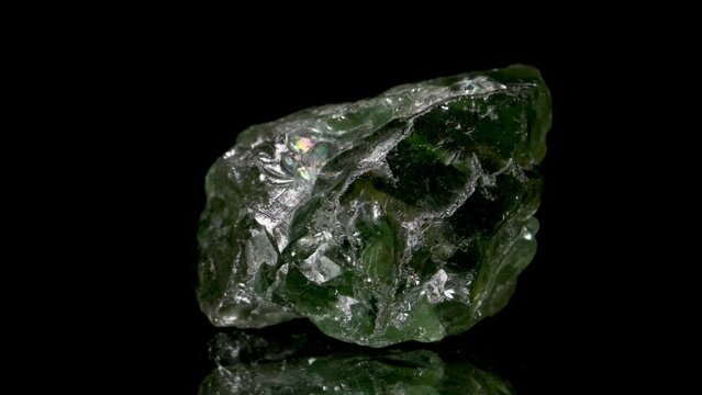 Demantoid garnet / Uraline emerald [green andradite, type of garnet - calcium iron silicate]