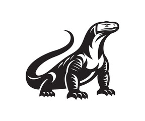 Obraz premium Komodo dragon vector