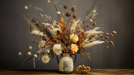 arrangement dried flower