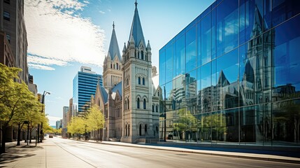 Fototapeta premium urban salt lake city architecture