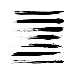 Abstract line icons. Silhouette style. Vector icons