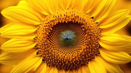 Obraz premium nature sunflower close up