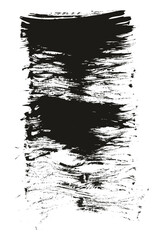 Hand Drawn Flat Fan Brush Thin Long Background High Detail Abstract Vector Background Set 