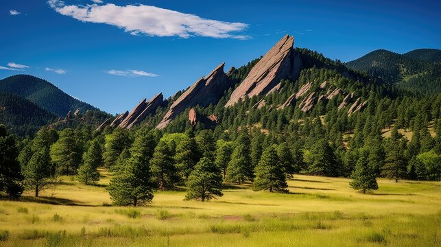 nature flat iron mountains