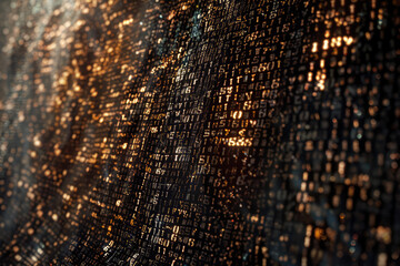 texture of brown and black alphanumeric codes