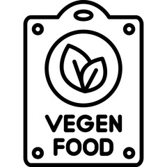 Vegan Food Icon