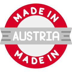 Obraz premium Made In Austria Icon