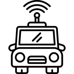 Autonomous Car Icon